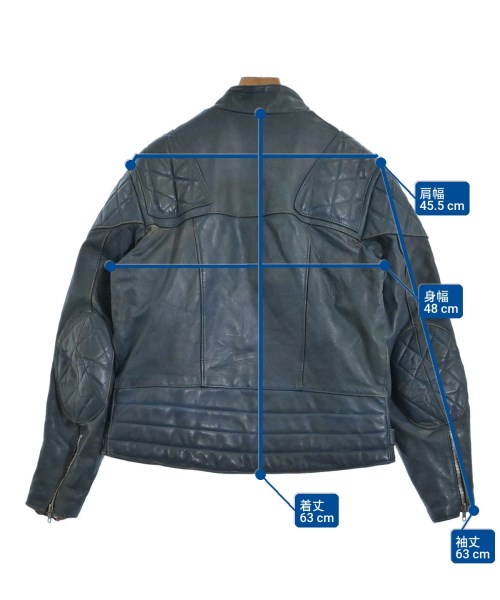 Schott（ショット）ライダース 青 サイズ:44(S位) メンズ/2200670319084