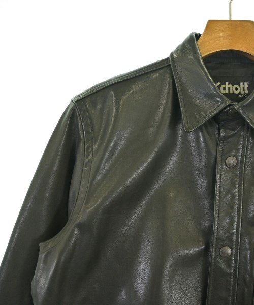 Schott（ショット）カジュアルシャツ 黒 サイズ:M メンズ/2200670946020