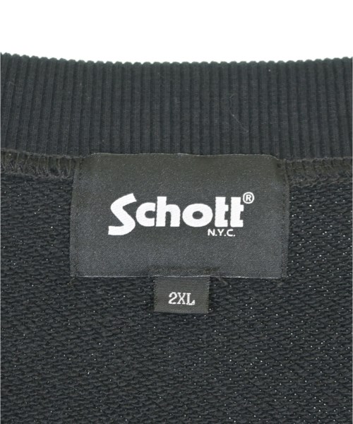 Schott（ショット）スウェット 黒 サイズ:2XL メンズ/2200731393060