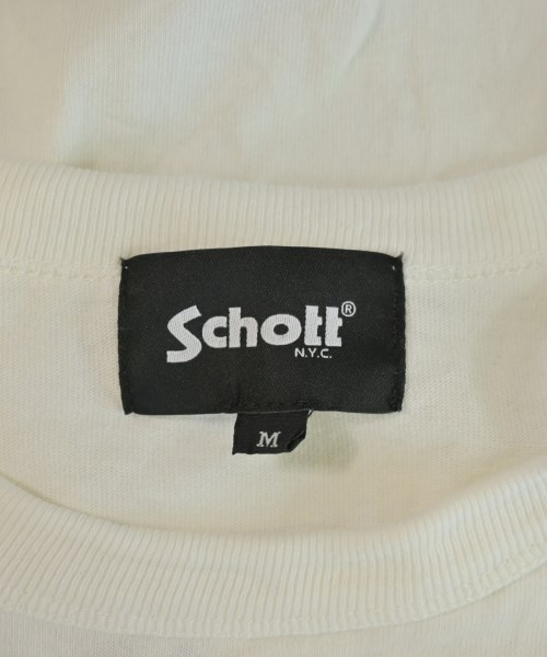 Schott（ショット）Tシャツ・カットソー 白 サイズ:M メンズ/2200723669029