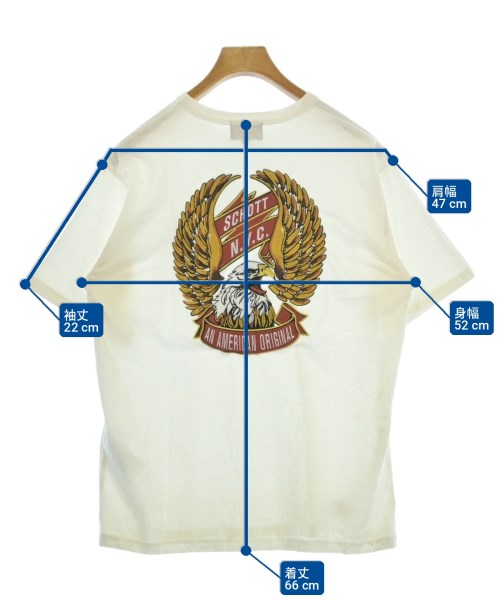 Schott（ショット）Tシャツ・カットソー 白 サイズ:M メンズ/2200723669029