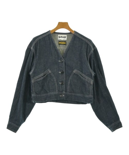 Schott(ショット)デニムジャケット 紺 サイズ:F/2200682766029