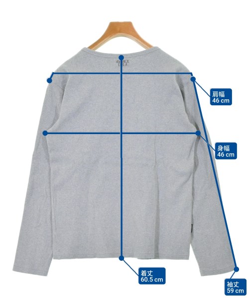 AVIREX（アヴィレックス）Tシャツ・カットソー グレー サイズ:L メンズ/2200632522118