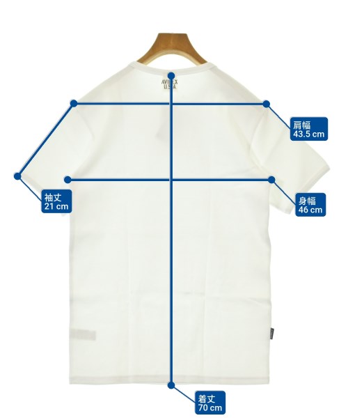 AVIREX（アヴィレックス）Tシャツ・カットソー 白 サイズ:L メンズ/2200632522309