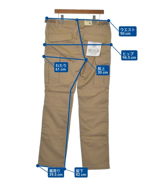 AVIREX（アヴィレックス）カーゴパンツ ベージュ サイズ:XL メンズ/2200632522316