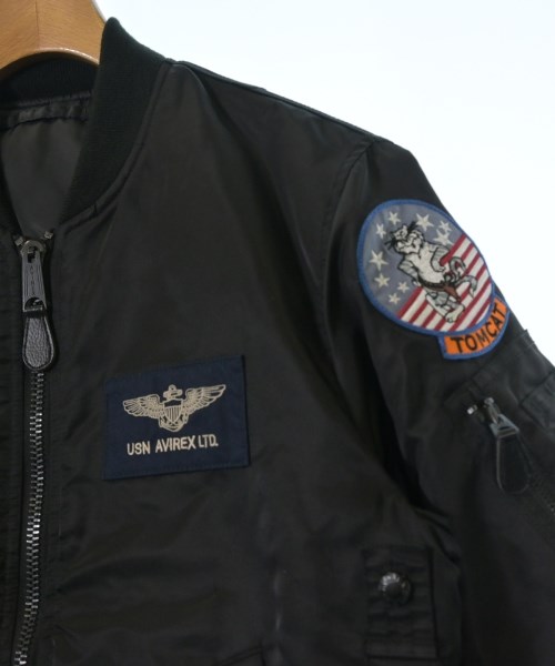 AVIREX（アヴィレックス）ミリタリーブルゾン 黒 サイズ:L メンズ/2200636226012