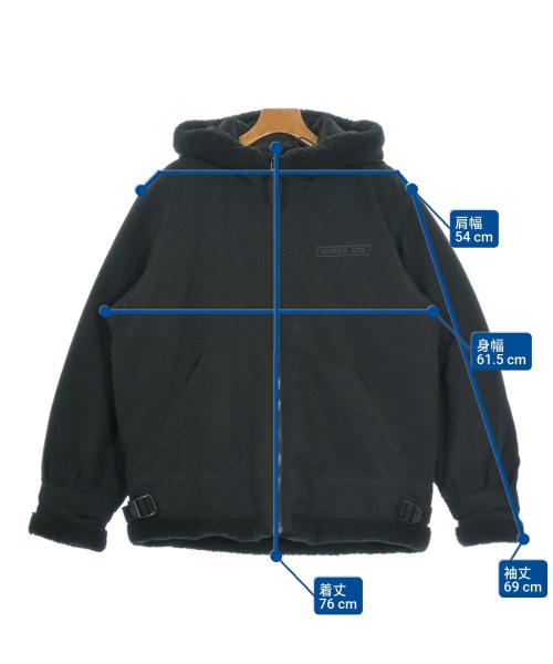 AVIREX（アヴィレックス）ダウンジャケット/ダウンベスト 黒 サイズ:XL メンズ/2200641136016