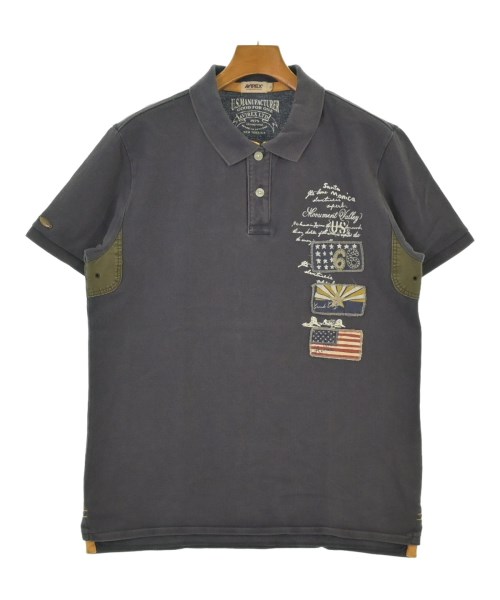 AVIREX(アヴィレックス)ポロシャツ グレー サイズ:XL/2200644327022
