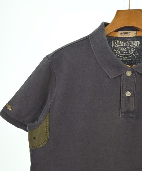 AVIREX（アヴィレックス）ポロシャツ グレー サイズ:XL メンズ/2200644327022