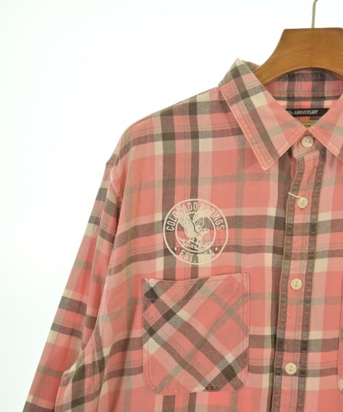 AVIREX（アヴィレックス）カジュアルシャツ ピンク サイズ:XL メンズ/2200536882028