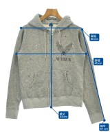 AVIREX（アヴィレックス）パーカー グレー サイズ:F レディース/2200622195056