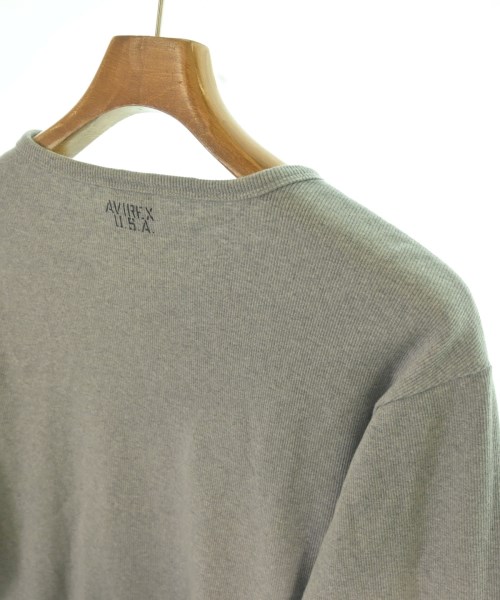 AVIREX（アヴィレックス）Tシャツ・カットソー グレー サイズ:L メンズ/2200622255019