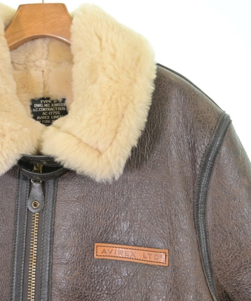 AVIREX（アヴィレックス）ライダース 茶 サイズ:40(XL位) メンズ/2200626864019