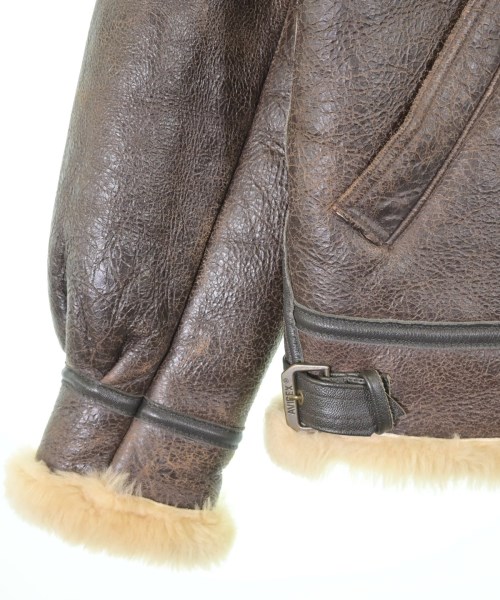 AVIREX（アヴィレックス）ライダース 茶 サイズ:40(XL位) メンズ/2200626864019