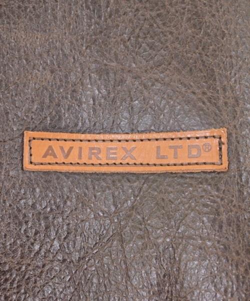 AVIREX（アヴィレックス）ライダース 茶 サイズ:40(XL位) メンズ/2200626864019