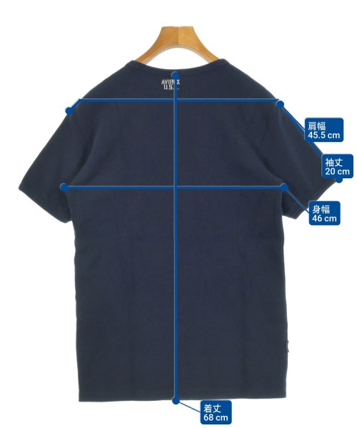AVIREX（アヴィレックス）Tシャツ・カットソー 紺 サイズ:M メンズ/2200621667554