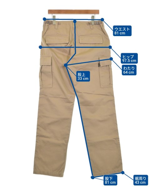 AVIREX（アヴィレックス）カーゴパンツ ベージュ サイズ:L メンズ/2200621667578