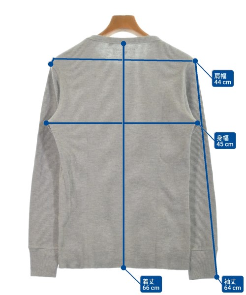 AVIREX（アヴィレックス）Tシャツ・カットソー グレー サイズ:L メンズ/2200621667684