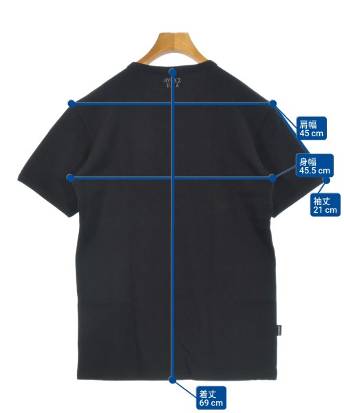 AVIREX（アヴィレックス）Tシャツ・カットソー 黒 サイズ:L メンズ/2200621667837