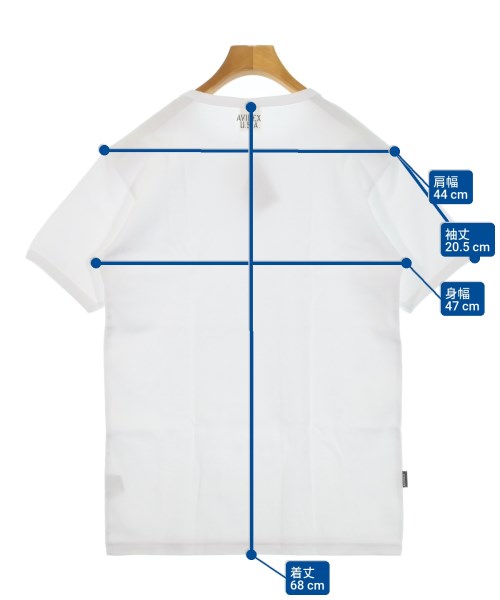 AVIREX（アヴィレックス）Tシャツ・カットソー 白 サイズ:L メンズ/2200621667844