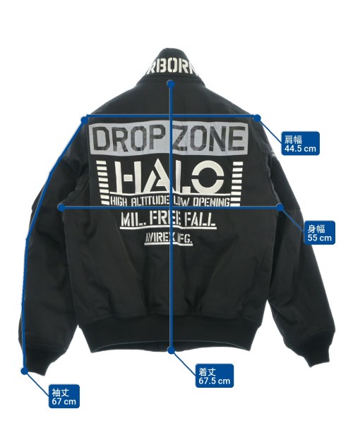 AVIREX（アヴィレックス）ブルゾン 黒 サイズ:M メンズ/2200628163011