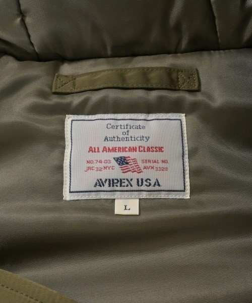 AVIREX（アヴィレックス）その他 カーキ サイズ:L メンズ/2200628371010