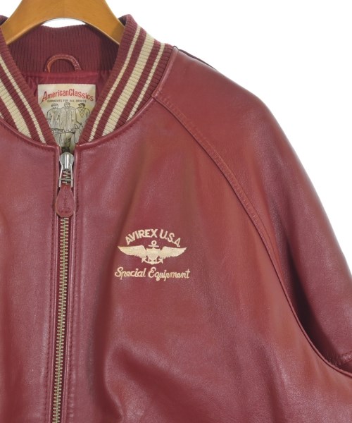 AVIREX（アヴィレックス）スタジャン 赤 サイズ:L メンズ/2200619413019