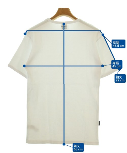 AVIREX（アヴィレックス）Tシャツ・カットソー 白 サイズ:L メンズ/2200606741361