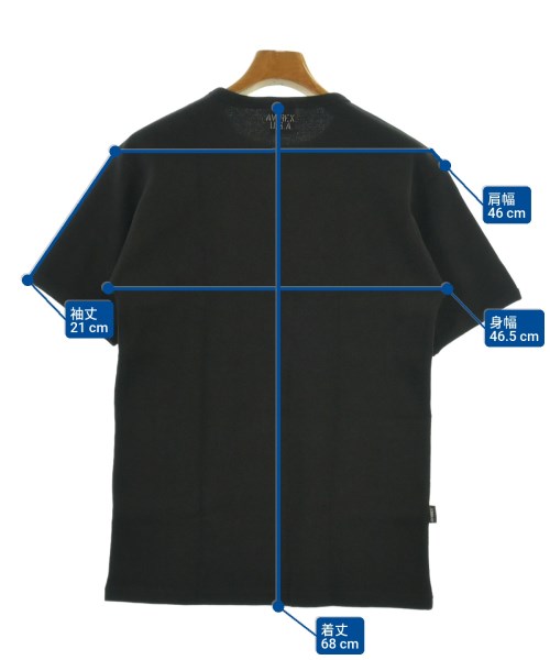AVIREX（アヴィレックス）Tシャツ・カットソー 黒 サイズ:L メンズ/2200606741446