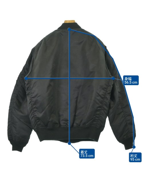 AVIREX（アヴィレックス）ミリタリーブルゾン 黒 サイズ:XL メンズ/2200678207017