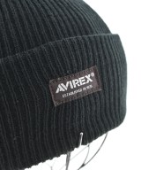 AVIREX（アヴィレックス）ニットキャップ・ビーニー 黒 サイズ:- メンズ/2200688952297