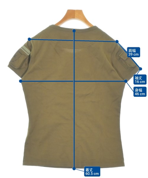 AVIREX（アヴィレックス）Tシャツ・カットソー カーキ サイズ:-(L位) レディース/2200692515044