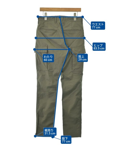 AVIREX（アヴィレックス）カーゴパンツ カーキ サイズ:M メンズ/2200695873042