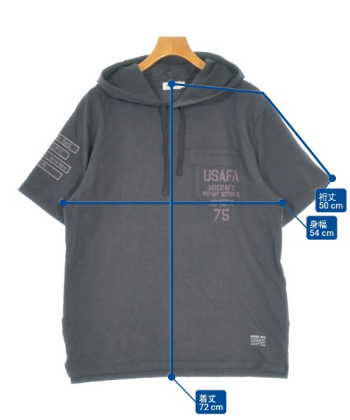 AVIREX（アヴィレックス）Tシャツ・カットソー 黒 サイズ:XL メンズ/2200701137083