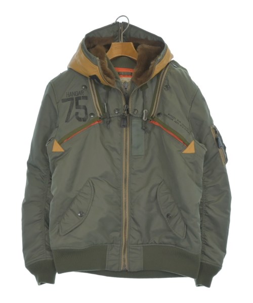 AVIREX(アヴィレックス)ミリタリーブルゾン カーキ サイズ:L/2200657421014