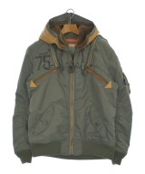 AVIREX（アヴィレックス）ミリタリーブルゾン カーキ サイズ:L メンズ/2200657421014