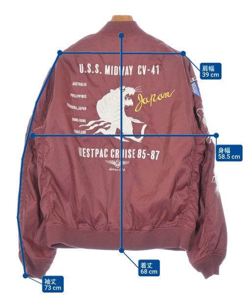 AVIREX（アヴィレックス）その他 赤 サイズ:L メンズ/2200658063039