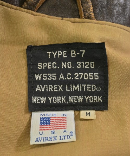 AVIREX（アヴィレックス）ミリタリーブルゾン 茶 サイズ:M メンズ/2200659212016