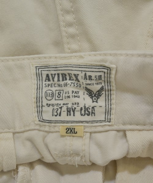 AVIREX（アヴィレックス）ショートパンツ 白 サイズ:2XL メンズ/2200661772010