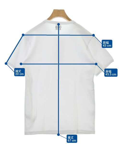 AVIREX（アヴィレックス）Tシャツ・カットソー 白 サイズ:L メンズ/2200713906226