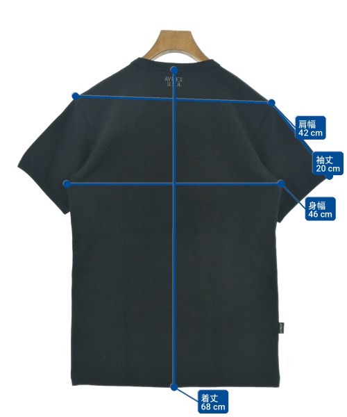 AVIREX（アヴィレックス）Tシャツ・カットソー 黒 サイズ:L メンズ/2200713906233