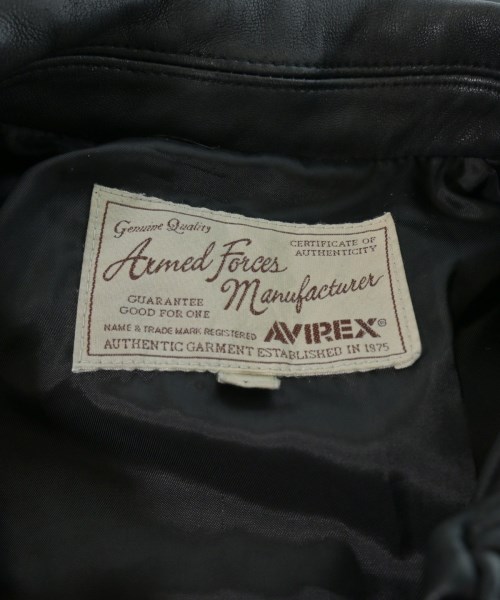 AVIREX（アヴィレックス）ライダース 黒 サイズ:L メンズ/2200645003024