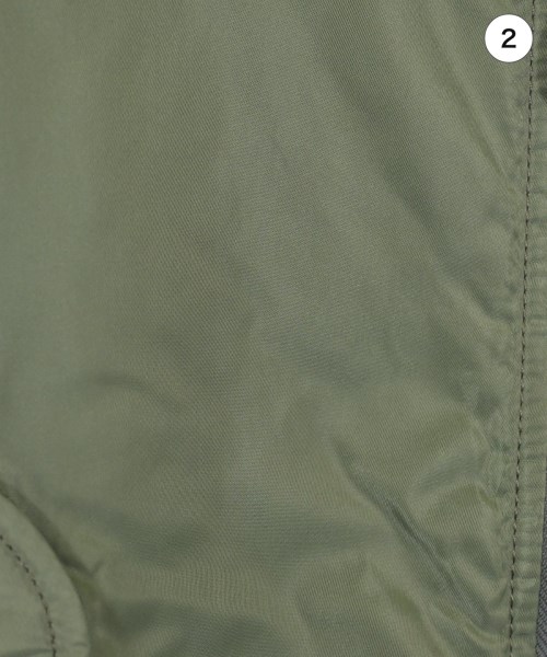 AVIREX（アヴィレックス）ミリタリーブルゾン カーキ サイズ:L メンズ/2200645418033