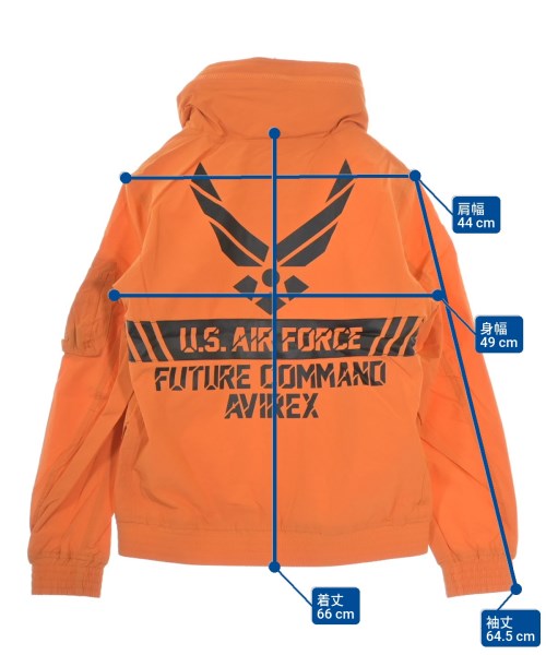 AVIREX（アヴィレックス）ブルゾン オレンジ サイズ:L メンズ/2200645829020
