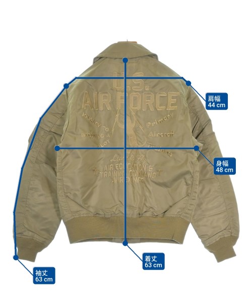 AVIREX（アヴィレックス）ミリタリーブルゾン カーキ サイズ:M メンズ/2200645829037