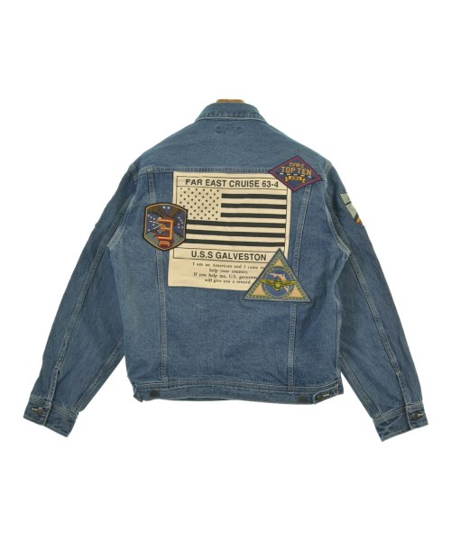 AVIREX（アヴィレックス）デニムジャケット 青 サイズ:L メンズ/2200645829068