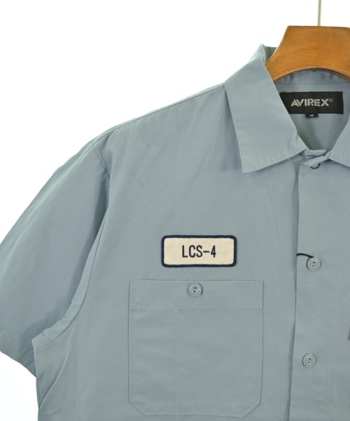 AVIREX（アヴィレックス）カジュアルシャツ 青 サイズ:M メンズ/2200645829082