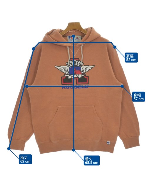 AVIREX（アヴィレックス）パーカー オレンジ サイズ:L メンズ/2200645829129