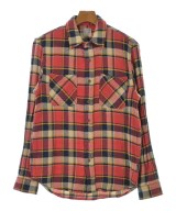 AVIREX（アヴィレックス）カジュアルシャツ 赤 サイズ:L メンズ/2200645535150