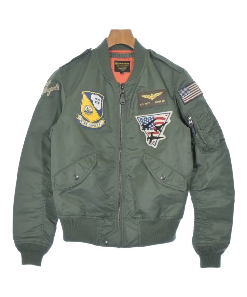 AVIREX(アヴィレックス)ミリタリーブルゾン カーキ サイズ:M/2200666055019